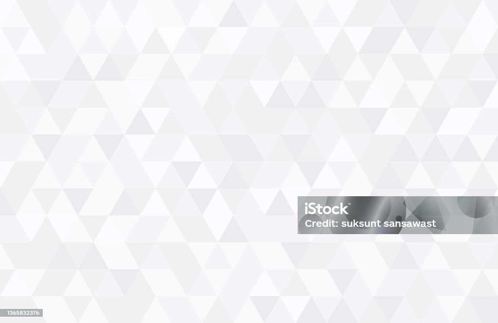 Abstract white and gray Triangular mosaic texture pattern background. Triangle Shape stock vector Abstract white and gray Triangular mosaic texture pattern background. Triangle Shape stock vector