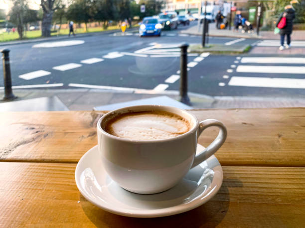 istock A cup of latte art or flat white coffee 1365835606