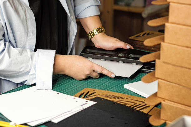 istock Craft workshop warehouse. Online small business. 1365841148