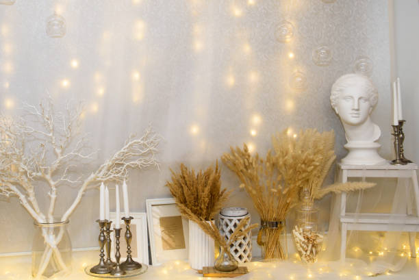 istock Wall design in antique fantasy style. 1365847517