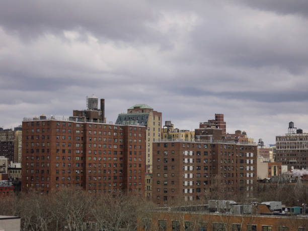 istock New York city Manhattan downtown skyline brick building 1365847720