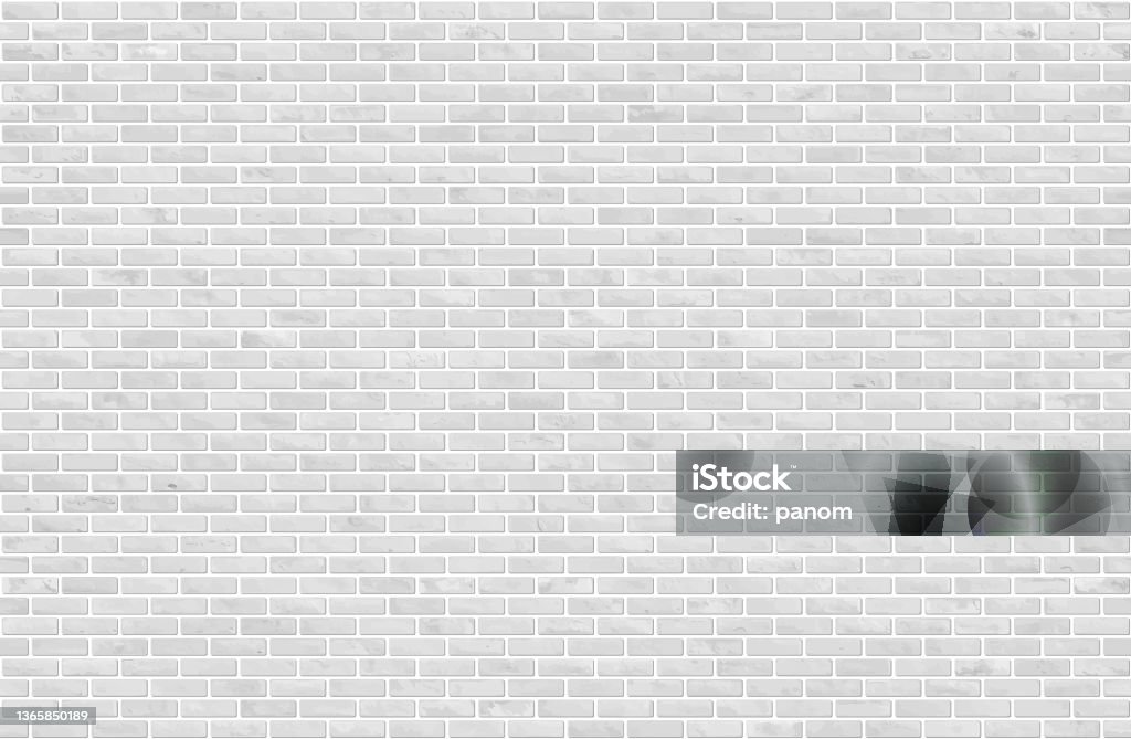 White And Gray Block Brick Wall Seamless Pattern Texture Background ...