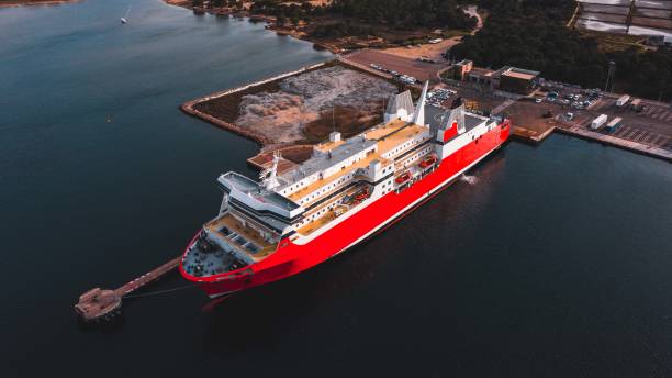 istock Yacht in the Sea, Drone View 1365850605