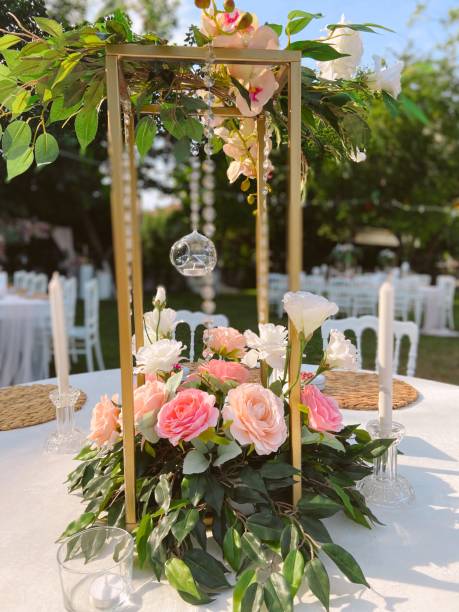 istock gold column with floral ornaments 1365853947