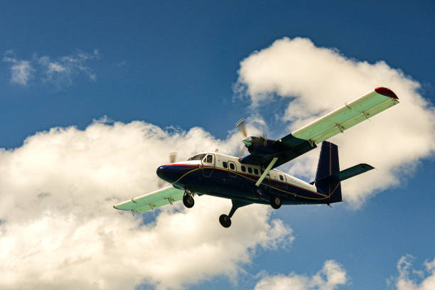 istock Small plane connecting the Caribbean islands 1365855646