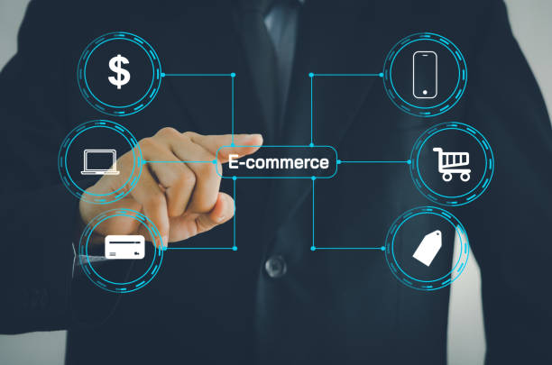 istock E-commerce Online Shopping Digital marketing Internet business technology concept on virtual screen. 1365858363