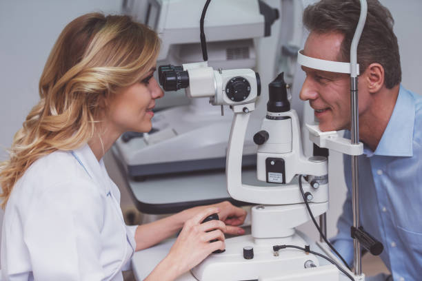 istock At the ophthalmologist 1365858675