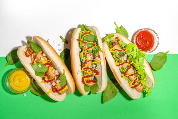 istock Homemade vegan hotdogs 1365865201