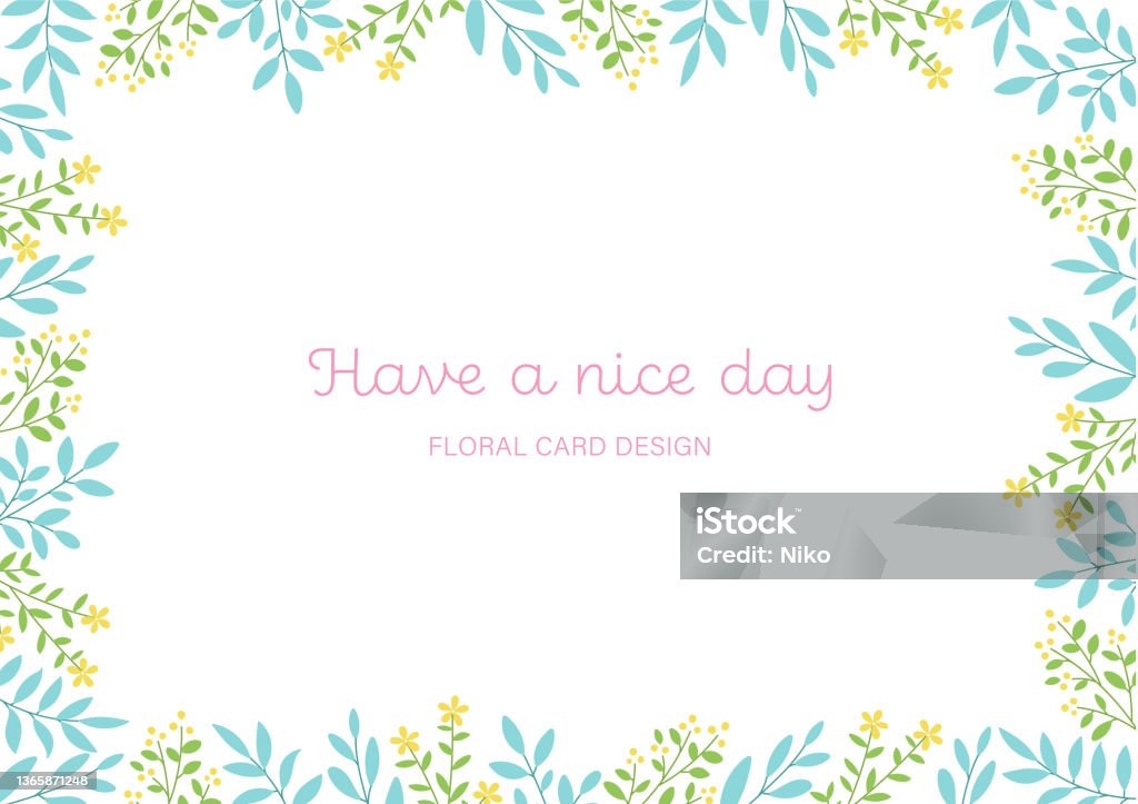 Spring Color Background Card Floral Illustrations Card Design Spring Color Stock Illustration ...