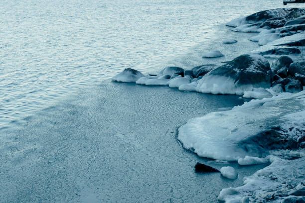 Winter in Roslagen by the Baltic Sea.