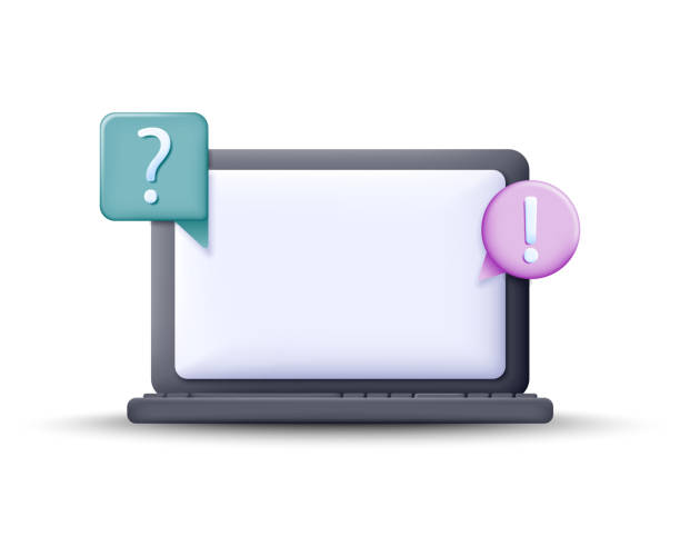istock Mock up laptop. Screen device mockup blank monitor. Creative concept idea. Realistic 3d design icons. Configure, web repair, maintenance and setting website. Vector illustration 1365880167