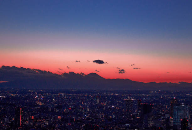 istock Summer sunset over Tokyo 1365882427