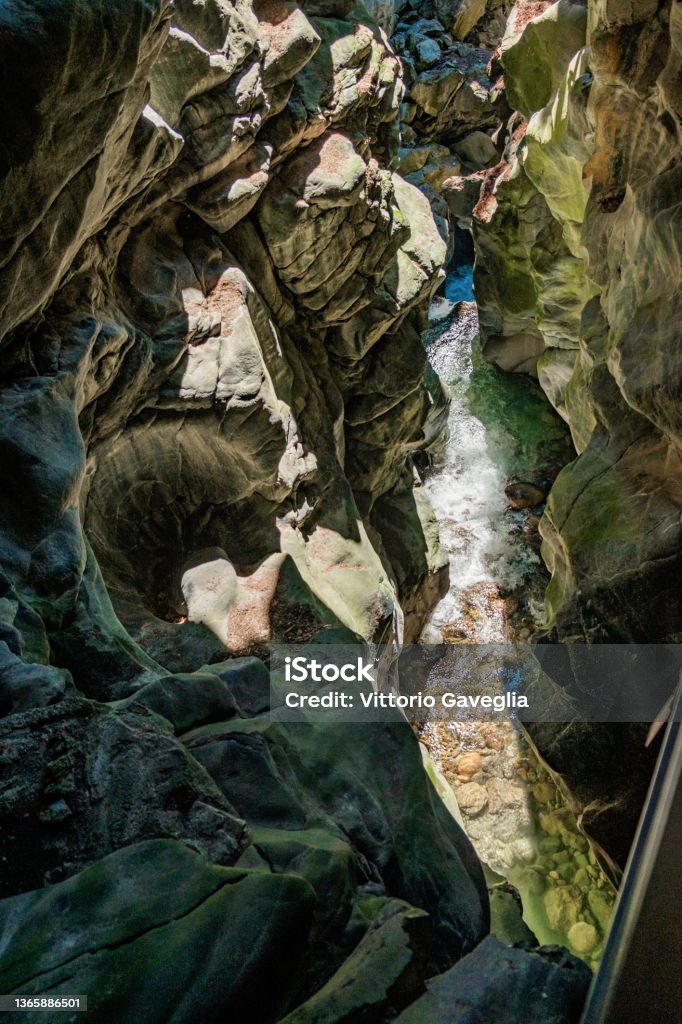 Gouffre Des Busserailles Ravine Valtournenche Stock Photo Download