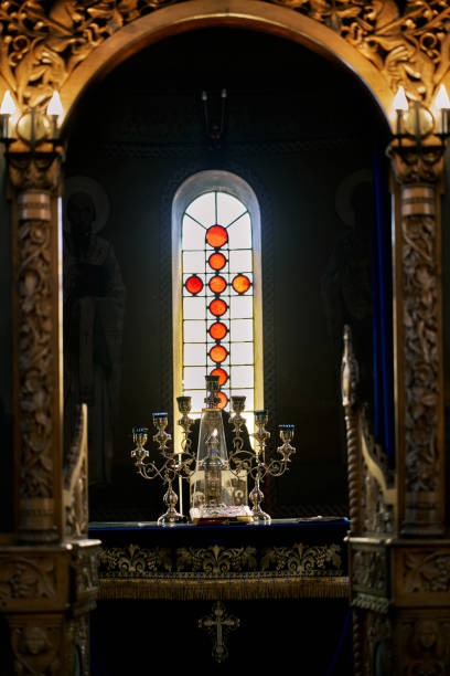 istock Interior of Christian church 1365887047