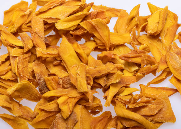 istock Pile of Dried Mango Slices 1365890723