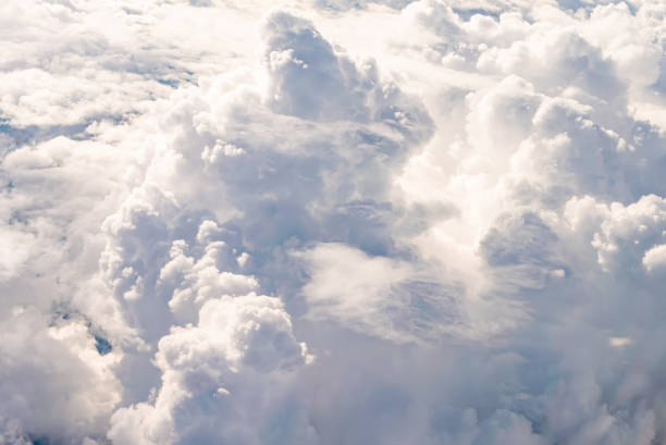 istock View over the clouds above Tanzania. Bright skyscape 1365892043