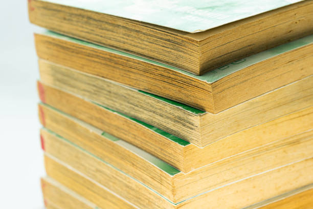 istock Pile of japanese anime book. 1365892420