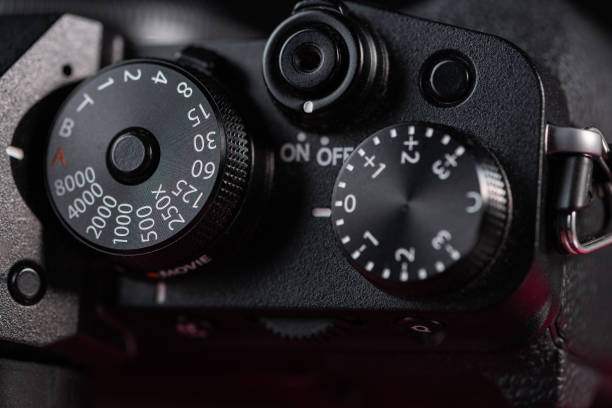 istock Digital mirrorless camera close-up  concept of photographer 1365893869
