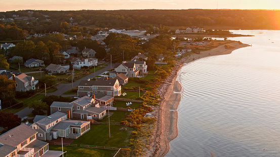 Oceanfront Houses in Barnstable, MA - Aerial