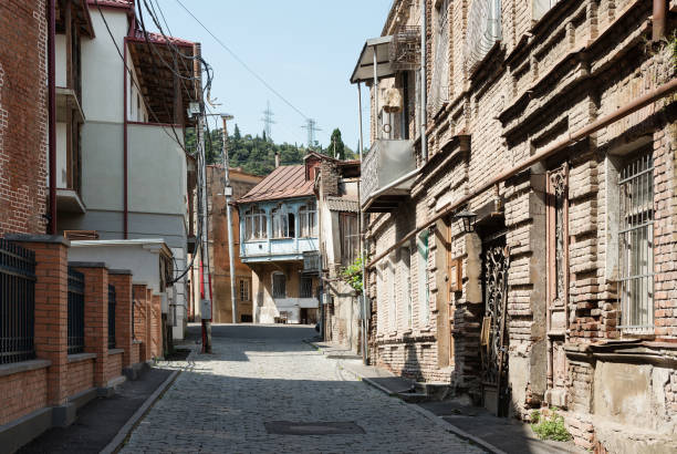 istock Old houses in Tbilisi 1365896429