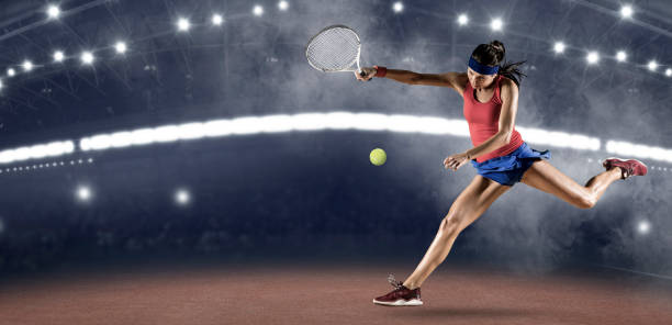 istock Female tennis player. Tennis collage 1365902205
