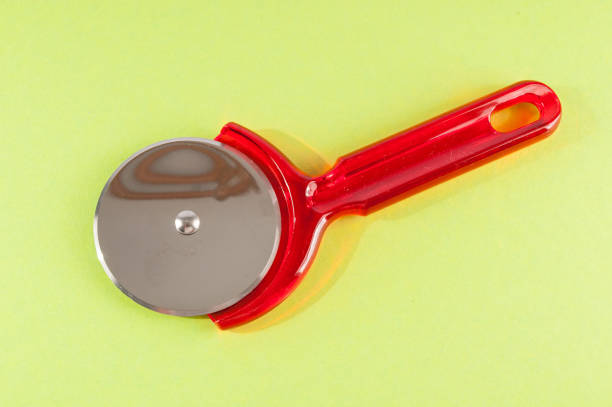 Picture of Plastic Red Pizza Cutter Slicer Knife