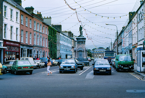 Street View in Tralee, County Kerry, Ireland.