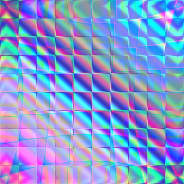 abstract colorful tiled fractal (blue) - 態度瀟灑 圖片 幅插畫檔、美工圖案、卡通及圖標