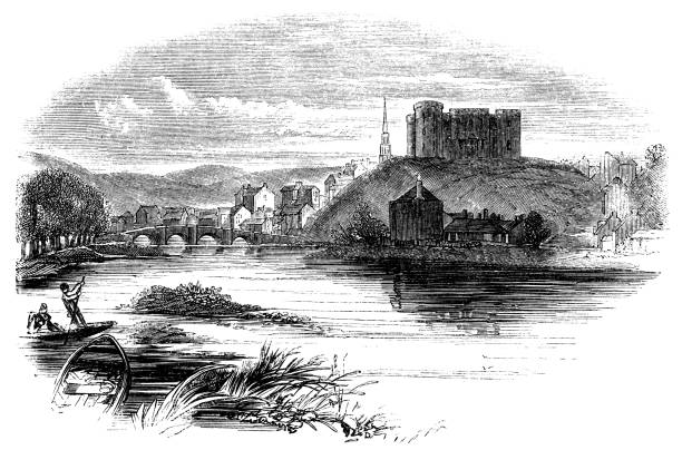 istock Cityscape of Inverness, Scotland - 11th Century 1365918106