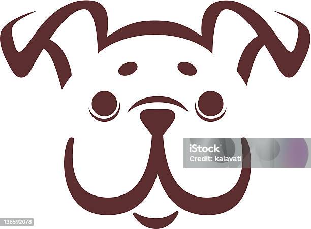 Emblem Of A Dog Stock Illustration - Download Image Now - American Bulldog, English Bulldog, Animal