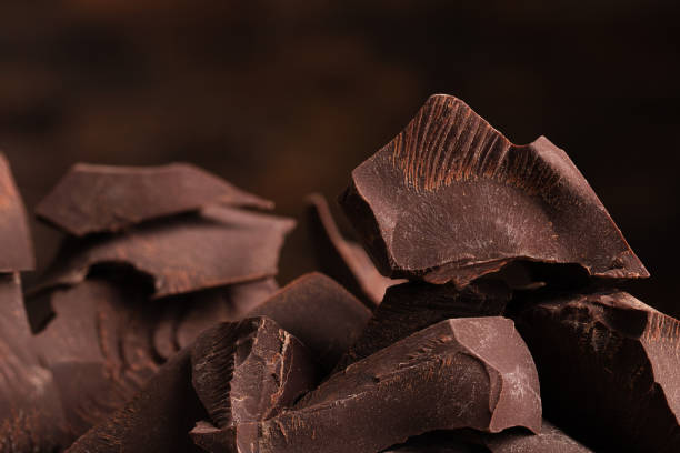 istock pieces dark chocolate, sweet snack, dessert food 1365933155