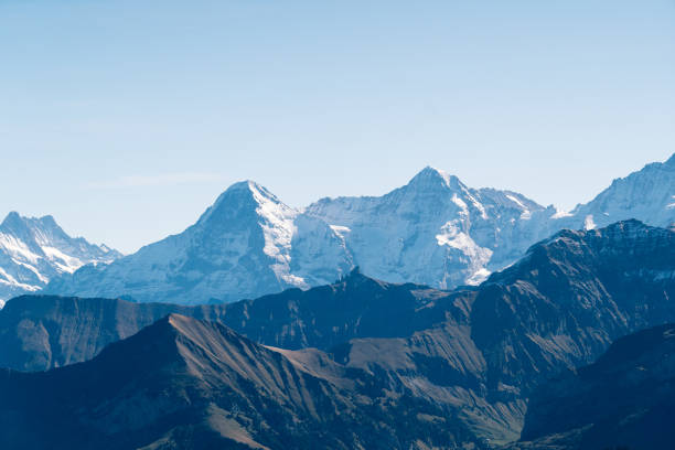 Free Stock Photo of A mountain range with a blue sky | Download Free ...