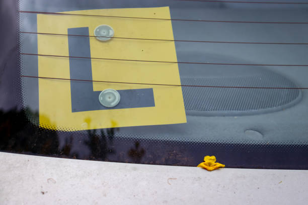 istock L Plate on rear car window 1365945460