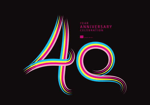 40 years anniversary celebration logotype colorful line vector, 40th birthday logo, 40 number, Banner template, vector design template elements for invitation card and poster. 40 years anniversary celebration logotype colorful line vector, 40th birthday logo, 40 number, Banner template, vector design template elements for invitation card and poster. toronto international film festival stock illustrations