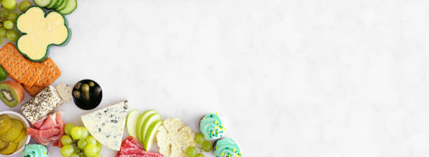istock St Patricks Day charcuterie corner border against a white marble background 1365953409