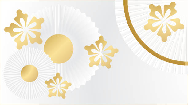 istock realistic chinese new year paper style white gold chinese design background 1365966414