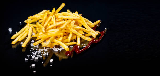 istock French fries and sauce.