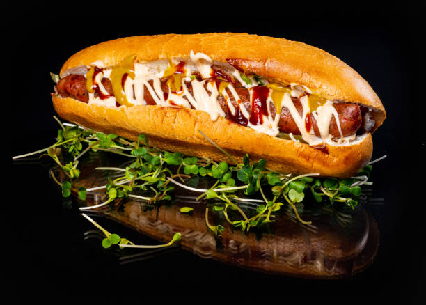 istock Meat product, hot dog.