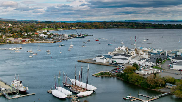Open harbor filled with recreational watercraft/boats