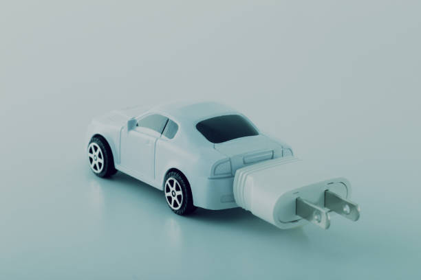 istock Electric vehicle, charging system and outlet 1365984985