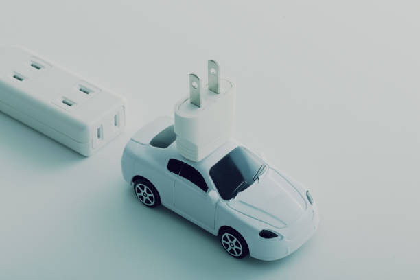 istock Electric vehicle, charging system and outlet 1365984995