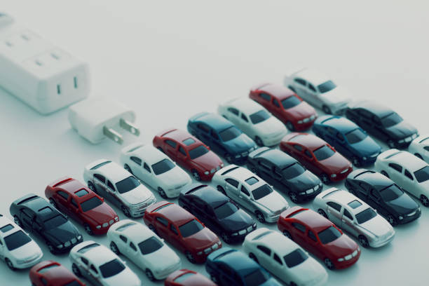 istock Electric vehicle, charging system and outlet 1365985008