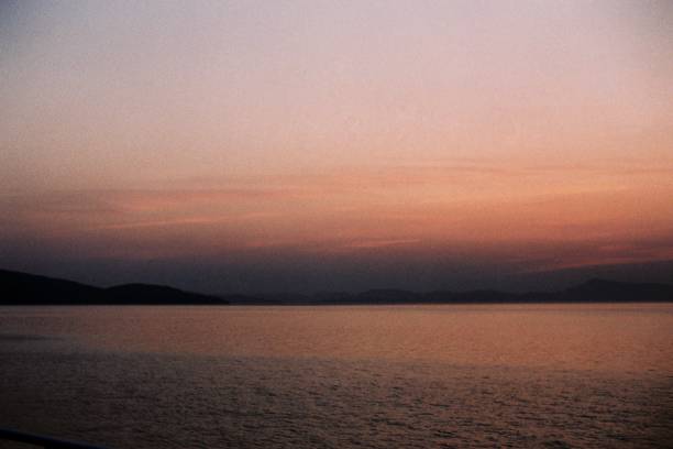 istock Sunset over the Seto Inland Sea 1365985893