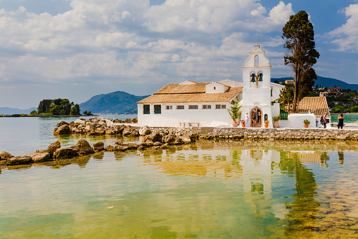 Panagia Vlacherna monastery,Corfu, Greece