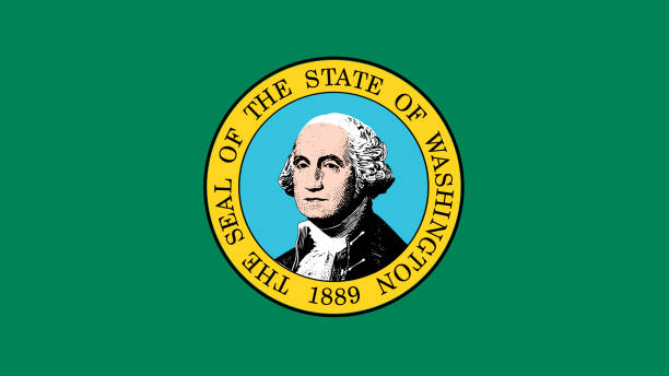 State Of Washington Flag Eps File - Washington Flag Vector File State Of Washington Flag Eps File - Washington Flag Vector File whitman county washington state stock illustrations