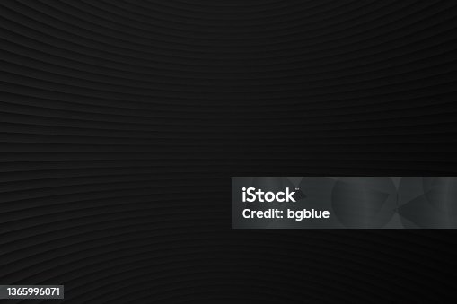 istock Abstract black background - Geometric texture 1365996071