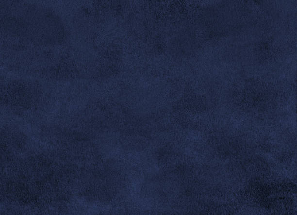 istock Navy blue color fluffy fabric texture for background 1365996750