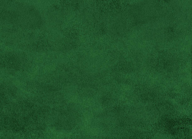 Dark green color fluffy fabric texture for background