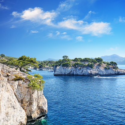 The cliffs of the Calanques are a natural wonder nestled near Marseille, France