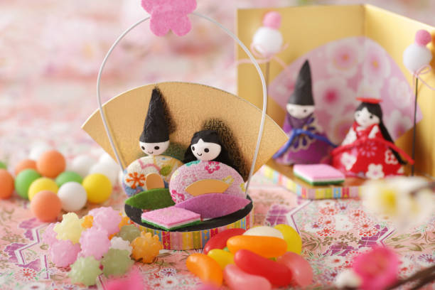 istock Little cute hina doll 1365999688